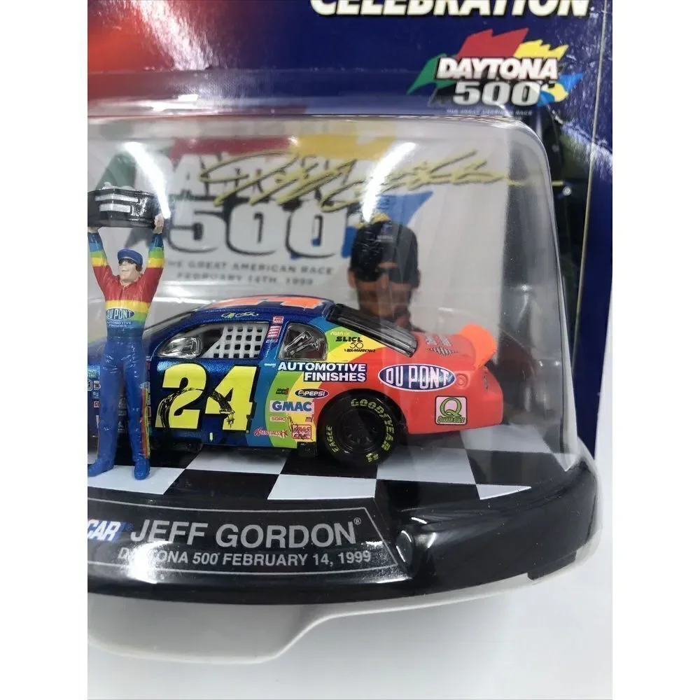 Jeff Gordon #24  NASCAR Winners Circle 1999 Victory Celebration Daytona 500.